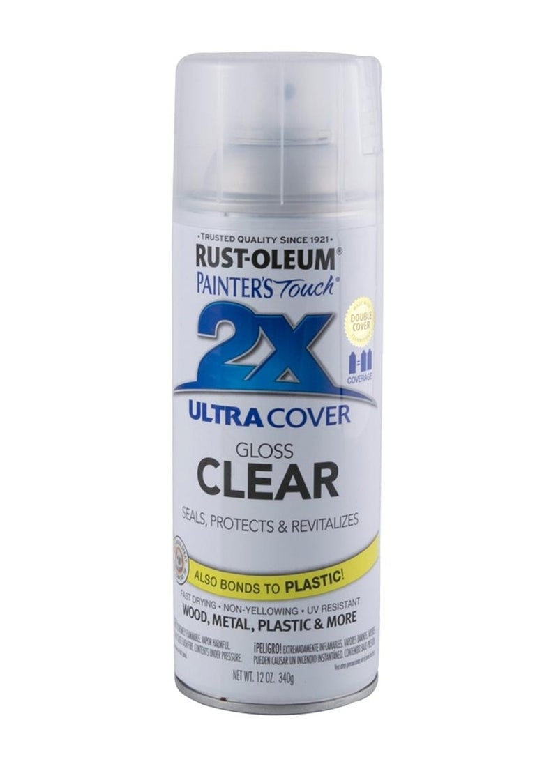 RUST-OLEUM Painter's Touch Ultra Cover 2x Spray (354.9 ml, Gloss Clear) 