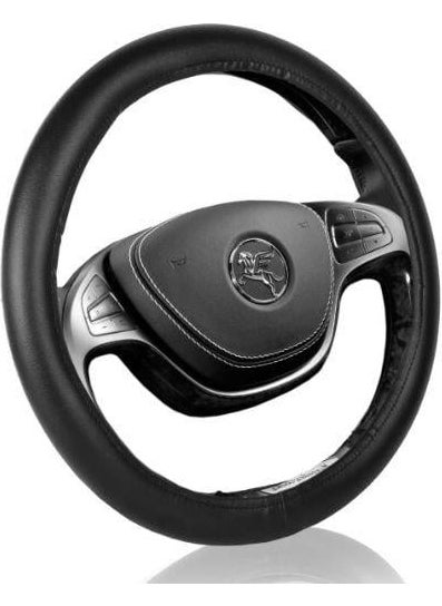 Automix Steering Wheel Cover Plain Black 3072  - Image 2