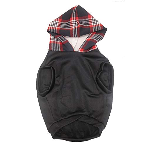 FETCHER Black & Red 'Free Hugs' Dry Fit Hoodie for Small Dogs (12 (X-Small)) - Image 3