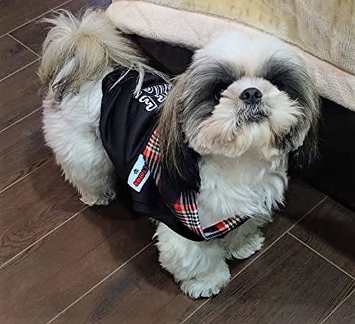 FETCHER Black & Red 'Free Hugs' Dry Fit Hoodie for Small Dogs (12 (X-Small)) - Image 4