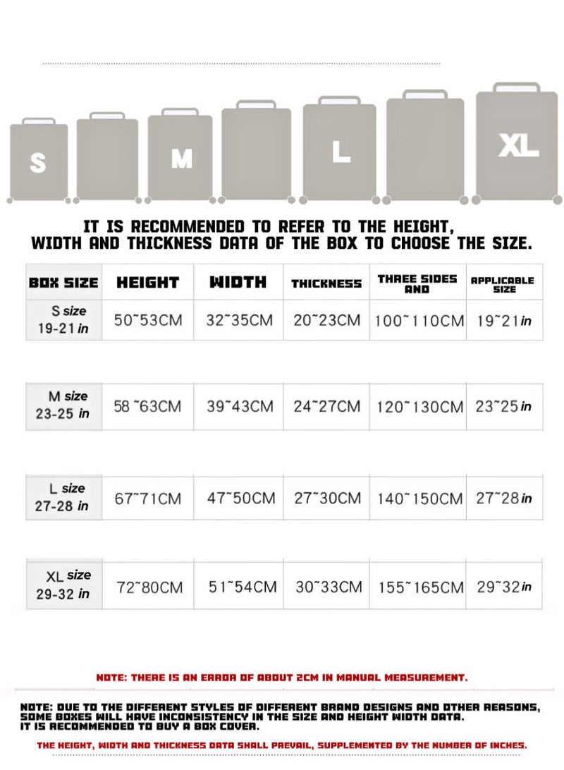 ألعاب تي إن غطاء الأمتعة المضخم والعالي المرونة (يناسب حقائب 23-25 بوصة) + علامة الأمتعة الخضراء من PVC مجانية من الماكرون التفاح مقاومة للغبار ومقاومة للخدش تحديد المطار السريع - Image 4
