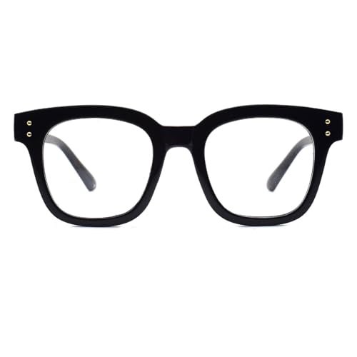 Peter Jones Oversized Nerdy Computer Glasses for Men Women with Zero Power Blue Light Blocking Glare Lenses (SIZE LARGE) AG258 - Image 1