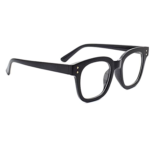 Peter Jones Oversized Nerdy Computer Glasses for Men Women with Zero Power Blue Light Blocking Glare Lenses (SIZE LARGE) AG258 - Image 4