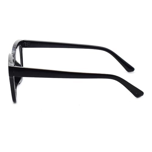 Peter Jones Oversized Nerdy Computer Glasses for Men Women with Zero Power Blue Light Blocking Glare Lenses (SIZE LARGE) AG258 - Image 3