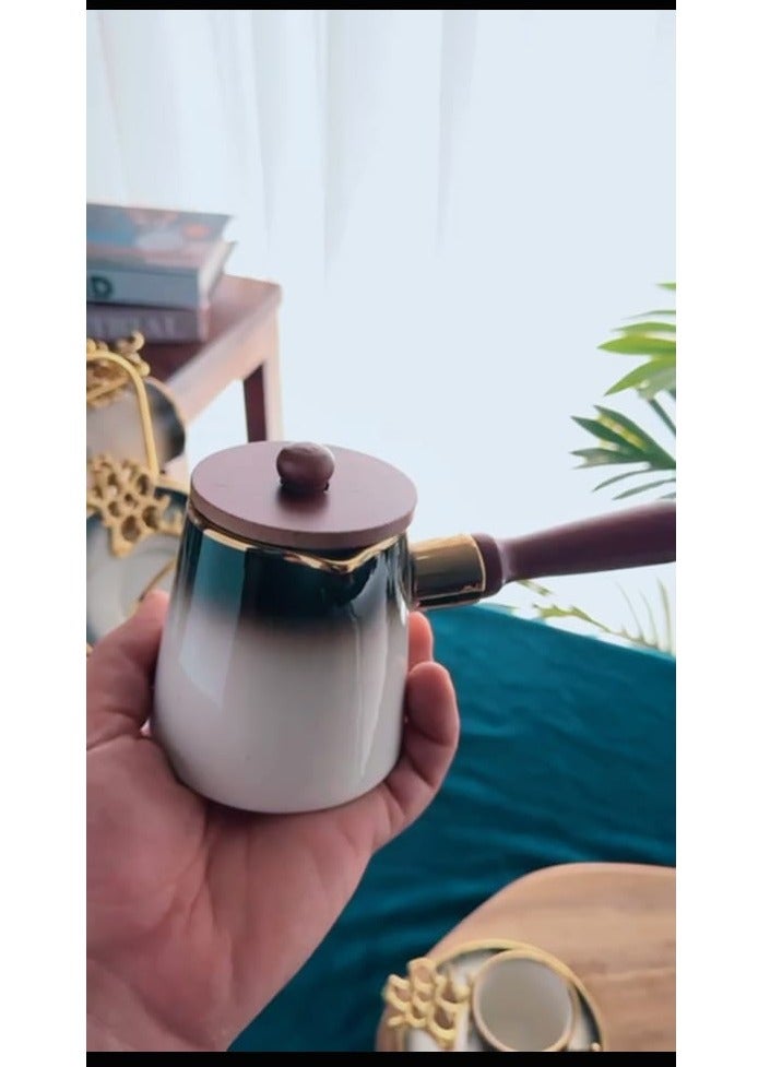 طقم قهوة بورسلين حراري بالكنك - Image 2