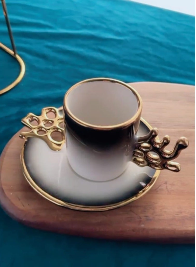 طقم قهوة بورسلين حراري بالكنك - Image 3