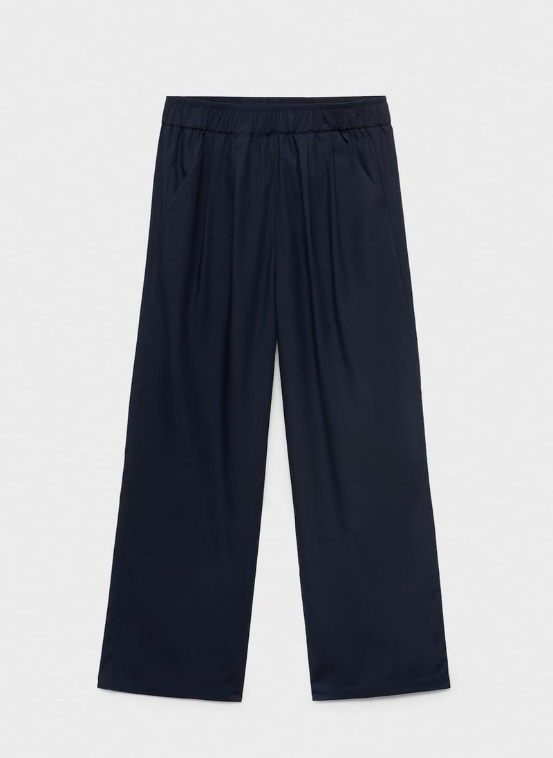 MANGO Straight-Cut Crop Trousers  - Image 5