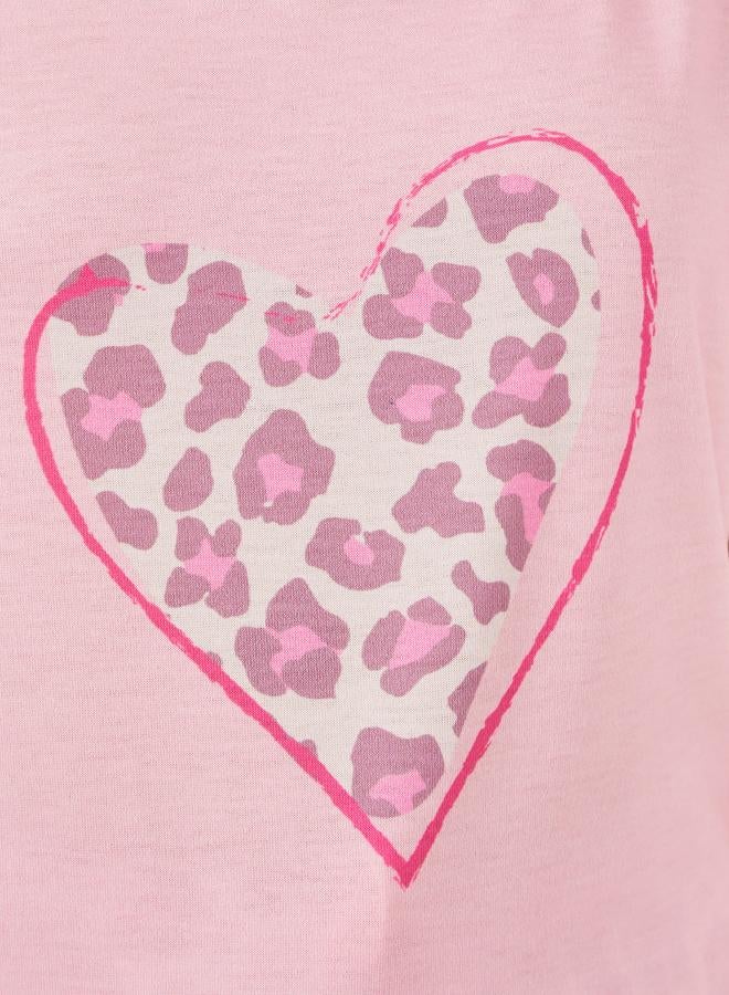 Styli Styli Animal Printed Short Sleeve T-Shirt and Pyjama Set  - Image 3