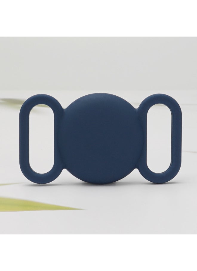 Generic Product Suitable For Apple Airtag Case Apple Airtag Binaural Pet Tracker Case Waterproof-Color:Noon Blue + OPP Bag-Applicable Model:Apple AirTag Locator Collar Case  - Image 1