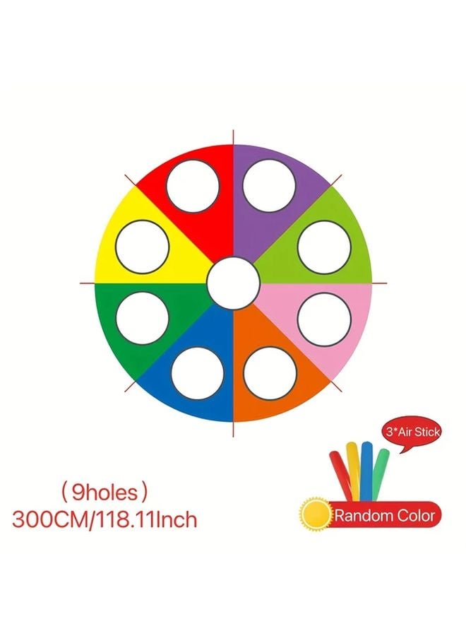 Pop Up Team Building Game 300CM Outdoor Interactive Fun With Durable Mixed Color Props - Image 1