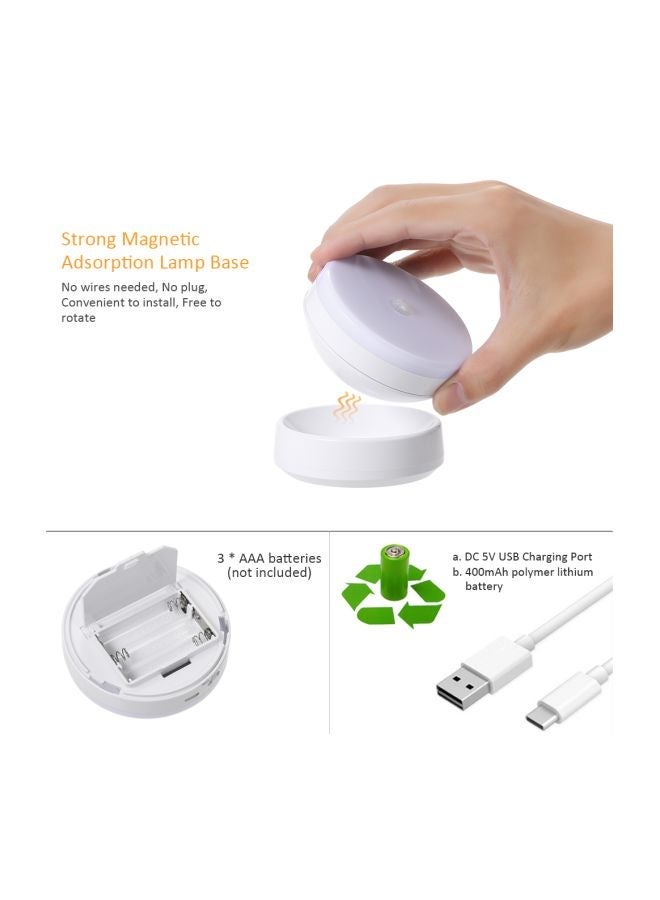 NIBEMINENT LED Night Lamp With Motion Sensor White 9.50x6.50x9.30cm - Image 4