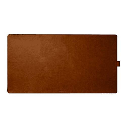 DailyObjects Turf 2.0 Desk Mat | Super Smooth Felt for Home,Office and Gaming | 85 * 45cm | Vegan Leather | Work from Home Solution for Laptop Keyboard and Mouse | Anti Slip Water Resistant | Grey-Tan - Image 4
