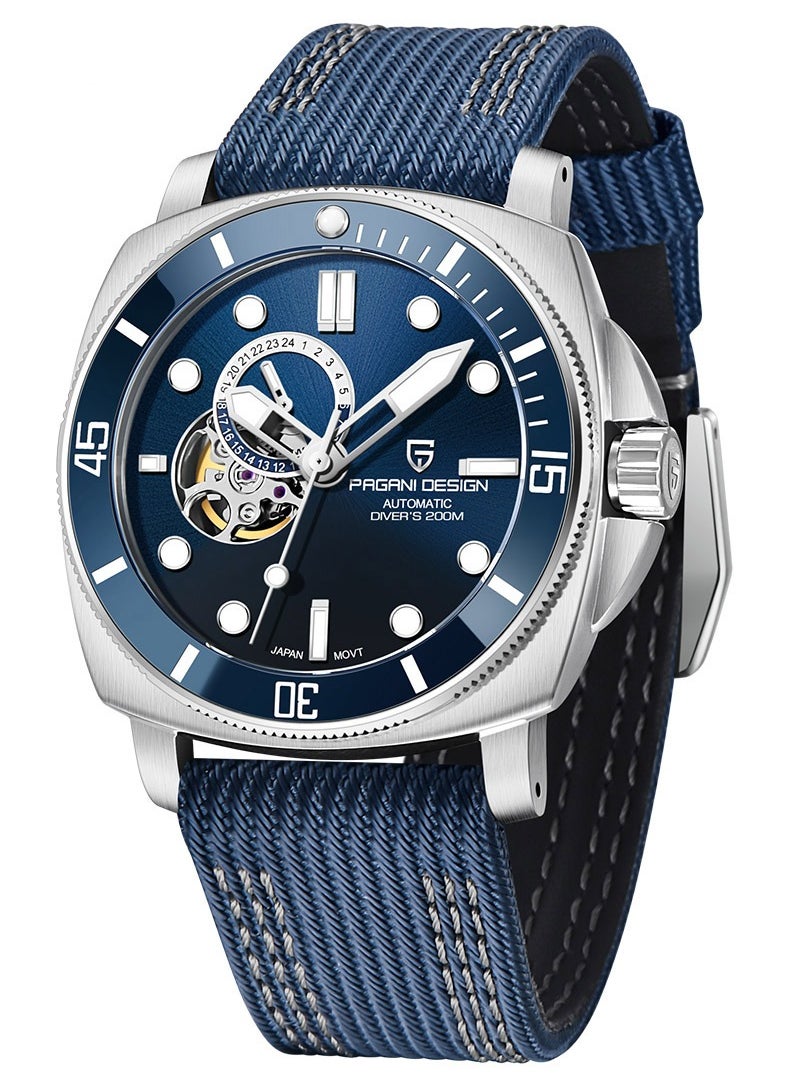 PAGANI DESIGN - Men's Automatic Watches Fashion Men Mechanical Wristwatches Analog Digital Dial Casual Leather Bracelet - Image 1