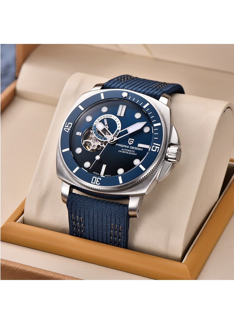 PAGANI DESIGN - Men's Automatic Watches Fashion Men Mechanical Wristwatches Analog Digital Dial Casual Leather Bracelet - Image 1