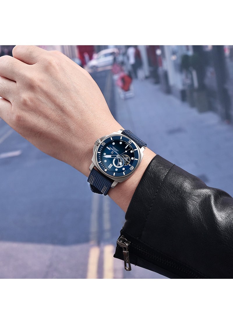 PAGANI DESIGN - Men's Automatic Watches Fashion Men Mechanical Wristwatches Analog Digital Dial Casual Leather Bracelet - Image 1