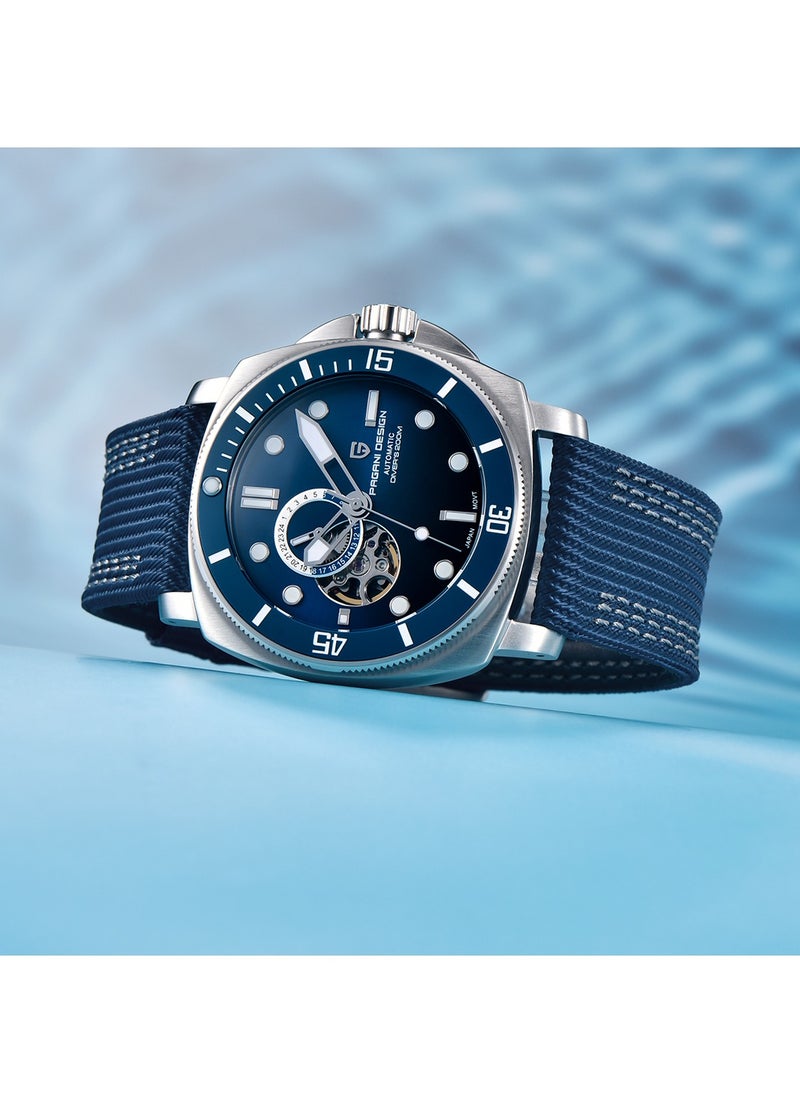 PAGANI DESIGN - Men's Automatic Watches Fashion Men Mechanical Wristwatches Analog Digital Dial Casual Leather Bracelet - Image 1