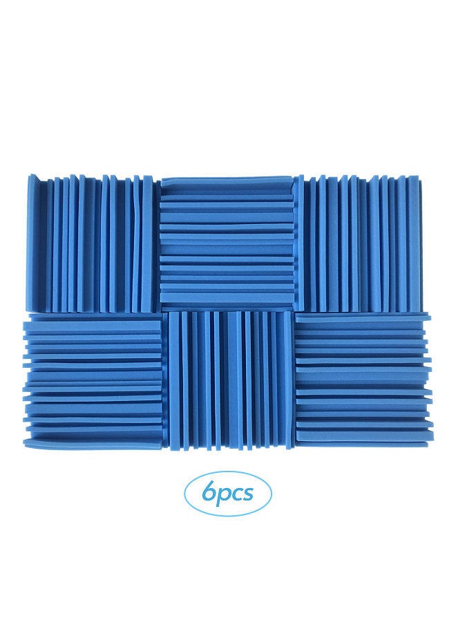 Generic 6pcs 10*10*2inch high density studio acoustic foams panels sound insulation foam fire retardant for studio ktv broadcast family theater  - Image 1