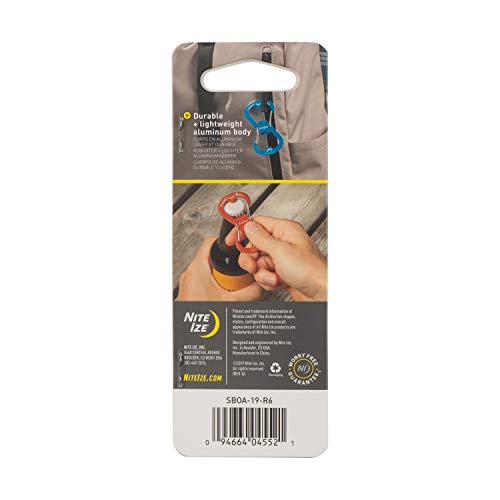 Nite Ize Ahhh Aluminum Dual Bottle Opener, S-Biner Dual Carabiner with Double-Sided Bottle Openers, Orange - Image 5