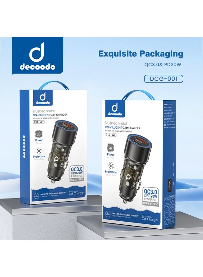 decoodo Decodo DCG-001 38W Dual Port Fast Car Charger - Image 2