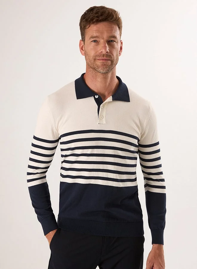 فيليكس هاردي كنزة بأكمام طويلة مخططة