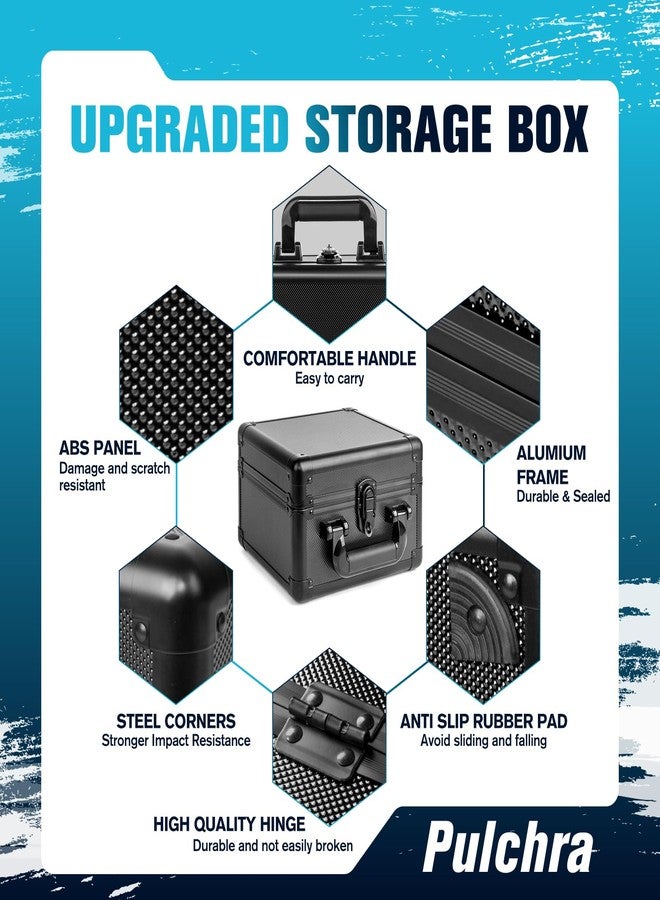 Pulchra Graded Card Storage Box, Top Loaders Case, Sports Trading Box, Slab PSA MTG CSG SGC Magnetic Holder, Waterproof Carrying Case, Collector Storage Boxes - Image 5