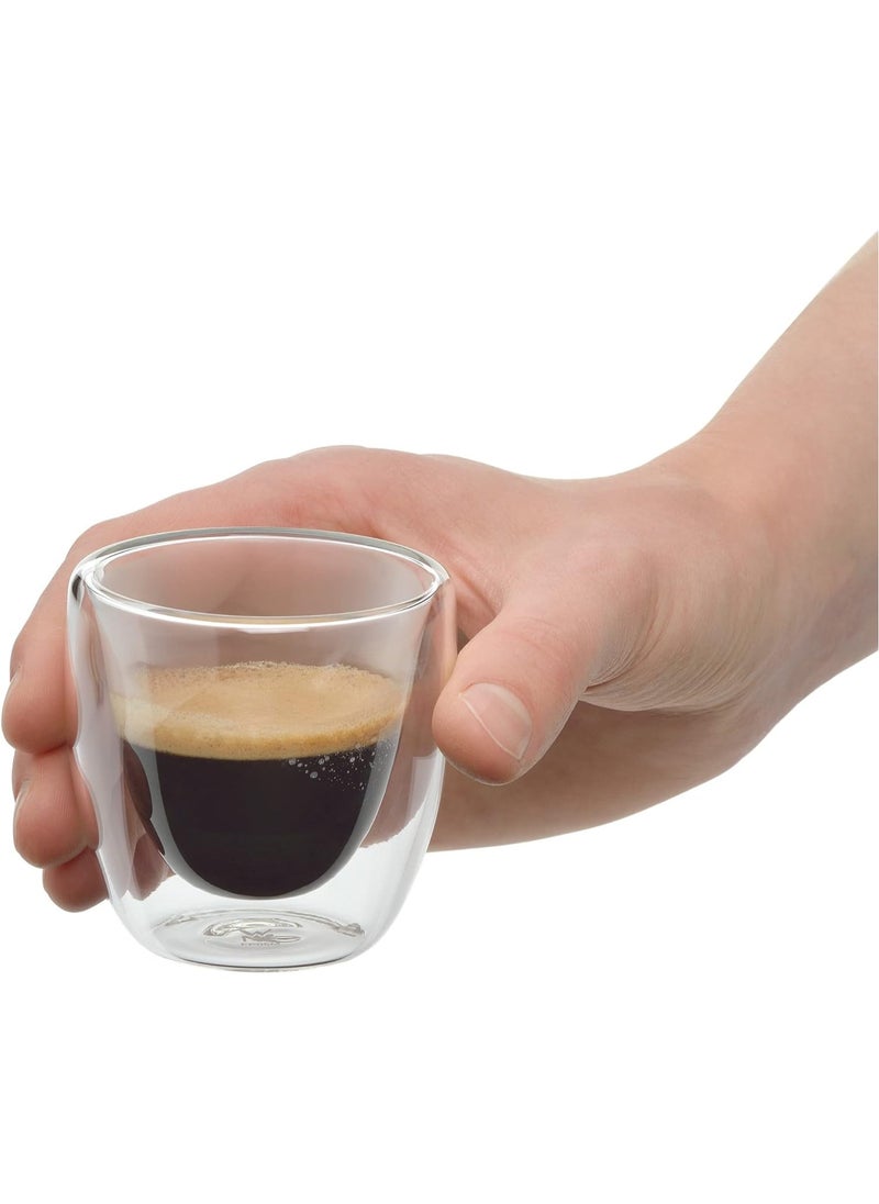 Generic - 2 Piece Double Wall Glass Clear 125ml - Image 1