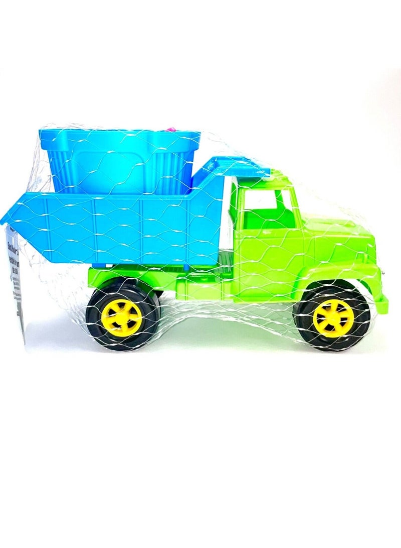 American Plastic Toys Dump Truck Summer Beach Toy Sand Hauler Set - Image 1