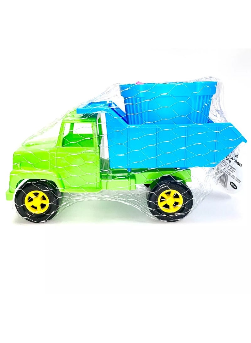 American Plastic Toys Dump Truck Summer Beach Toy Sand Hauler Set - Image 2