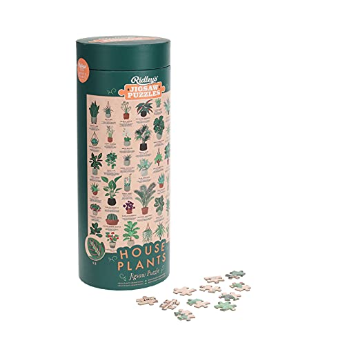 Ridley's Games: House Plants 1000-Piece Jigsaw Puzzle | Perfect for Plant Owners with Over 30 Unique Plants | Perfect Room Décor Once Completed | Storage Tube Included - Image 5