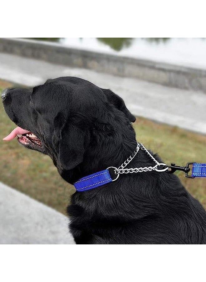 Reflective Super Soft Dog Collar With Bell - Adjustable 18-26" Inch Nylon Martingale Reflective Collar For Small & Medium Size Dogs (Red) - Image 3