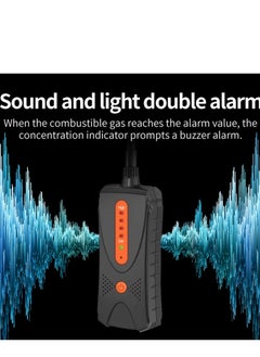 Y&D Gas Leak Detector, Natural Detector with Audible & Visual Alarm, Portable Sniffer to Locate Combustible Sources Like Methane, Propane for Home(Orange)  - Image 4