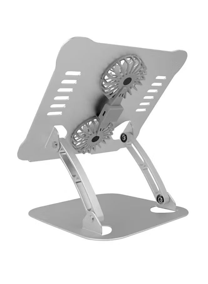 Folding Laptop Stand with Silent Cooling Fan - Image 3