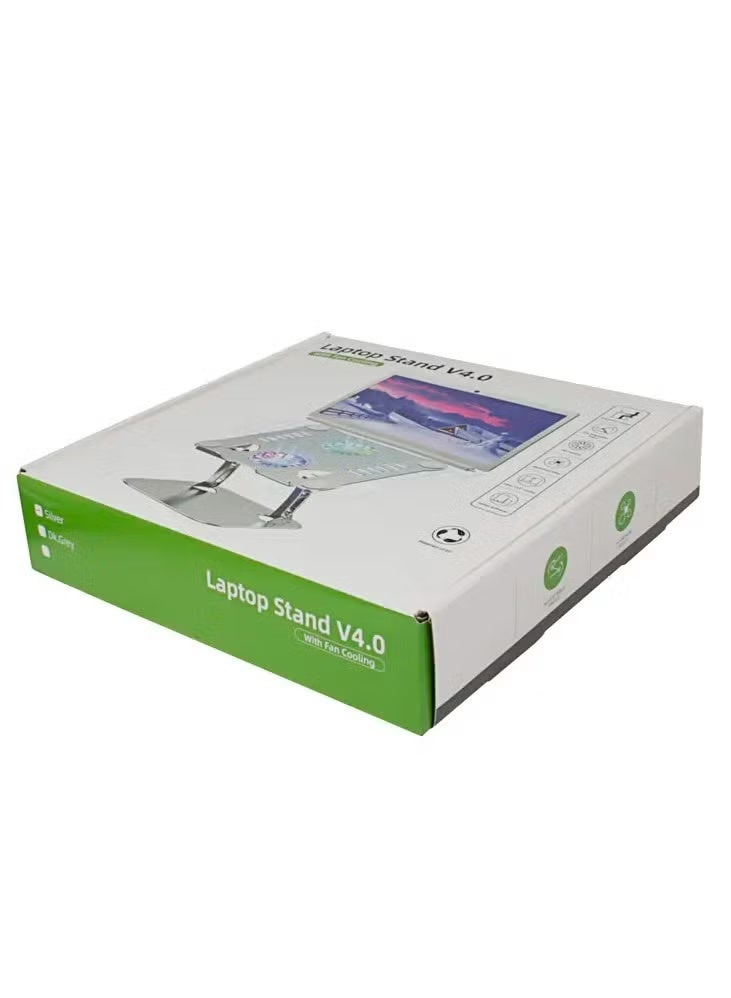 Folding Laptop Stand with Silent Cooling Fan - Image 2