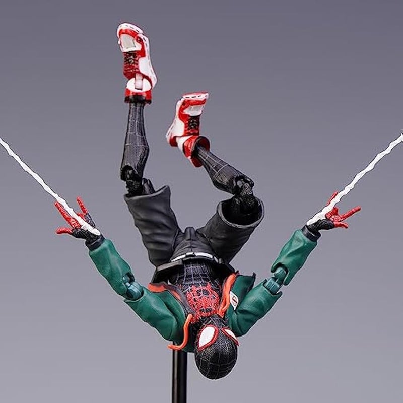 مجسم شخصية سبايدر ما (مايلز موراليز) مطلي بمقياس 7 انش مصنوع من بلاستيك PVC من اجيجمافيكس - Image 5