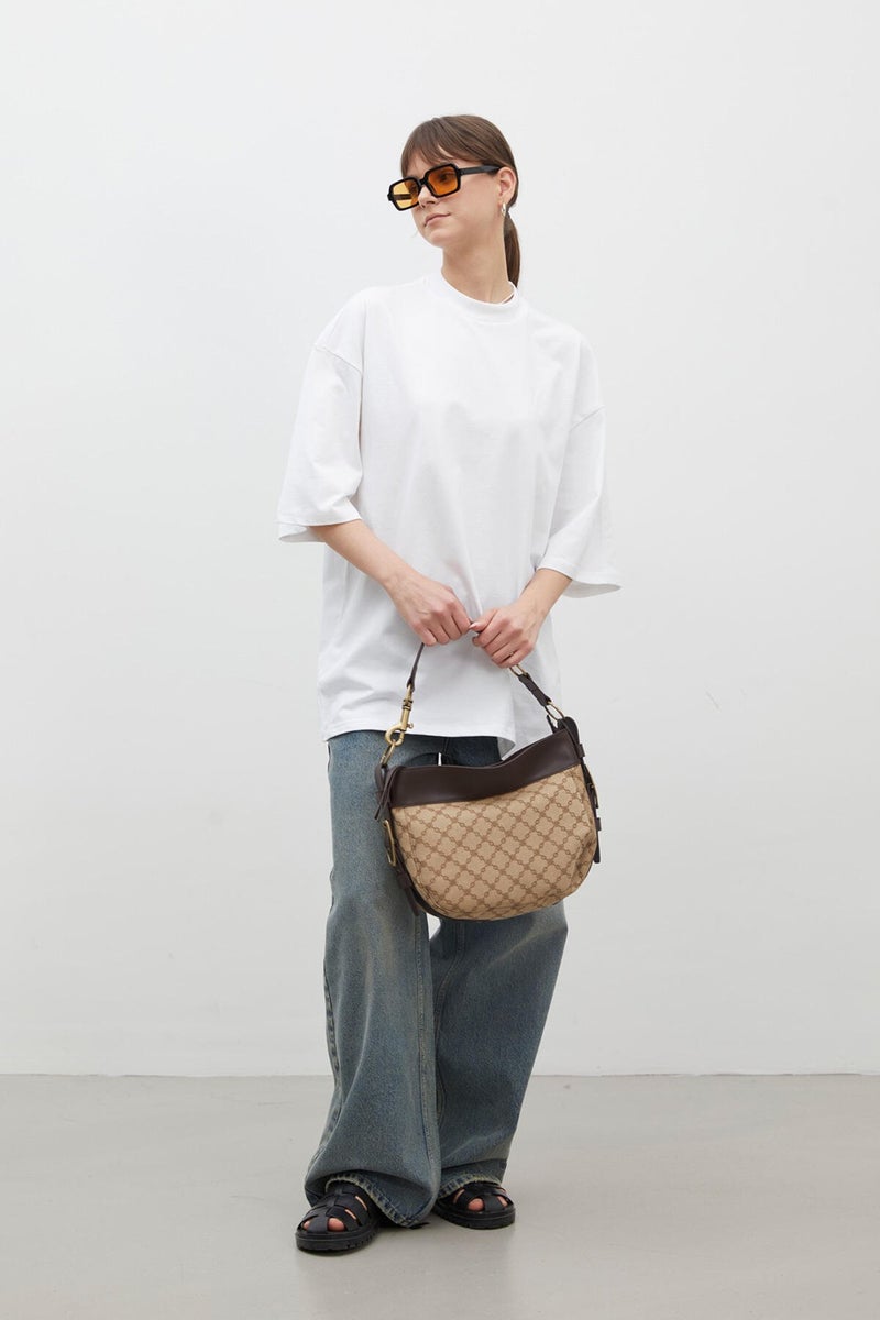 Manuka Oversize Cotton Short Sleeve T-Shirt White - Image 2