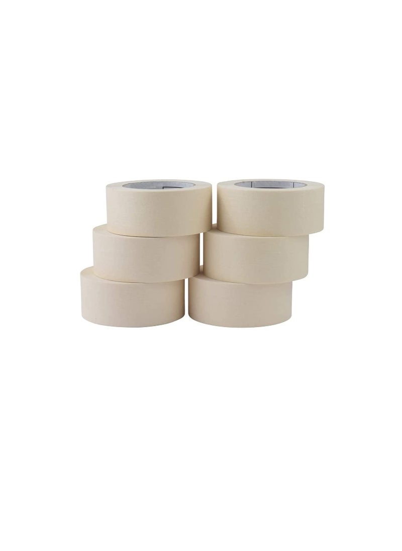 ROBUSTLINE Robustline Adhesive Masking Tape General Purpose Painter's Tape Bulk for Painting, Labeling, Packing, Craft, Art, Home, Office, School Etc. (2 INCH, 10)  - Image 1