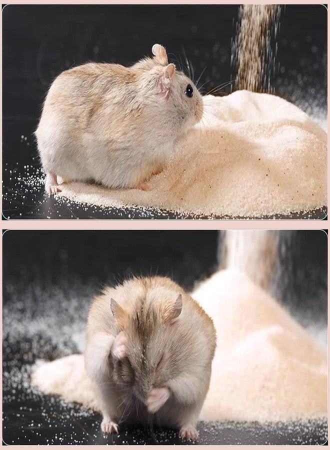 DR.DUDU Hamster Bath Sand, 6.6lb Dust Free Desert Sand or Potty Litter Sand for Hamster Chinchillas Gerbil Syrian Mice Small Animals (Beige) - Image 4