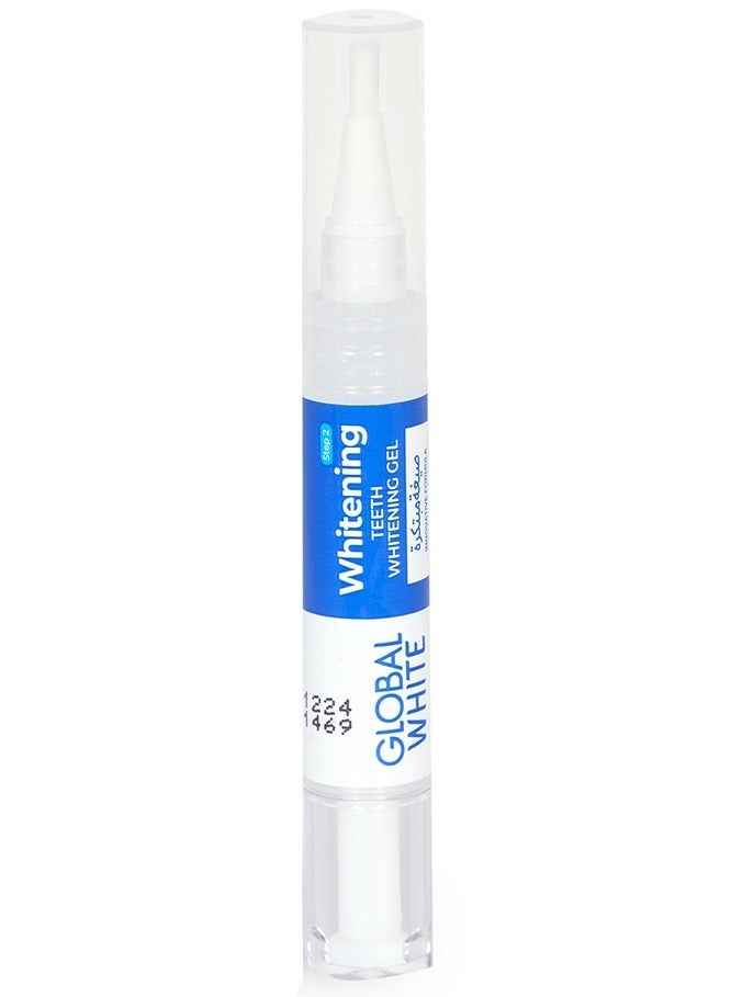 Global White Teeth Whitening Gel Pen – A Whiter, Brighter Smile in 7 Days 5 ml - Image 4