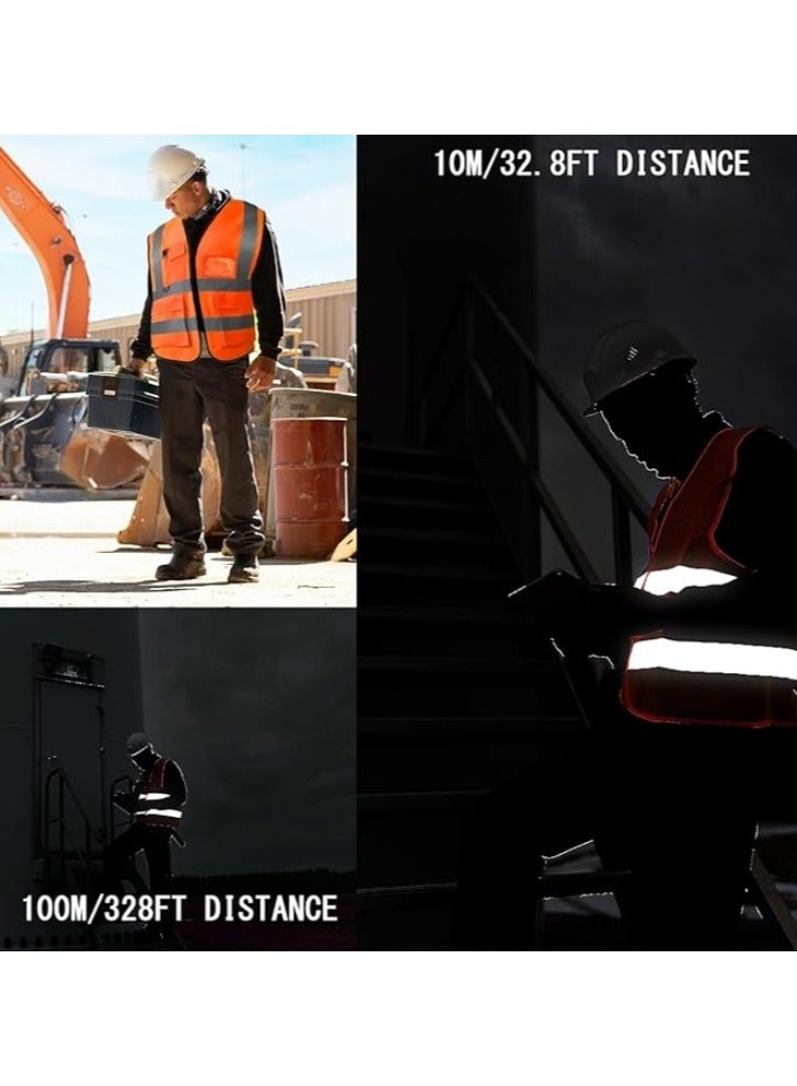 TEAKWOOD One piece of orange engineering reflective vest/safety suit/construction reflective vest/high gloss reflective vest (XXL) - Image 4