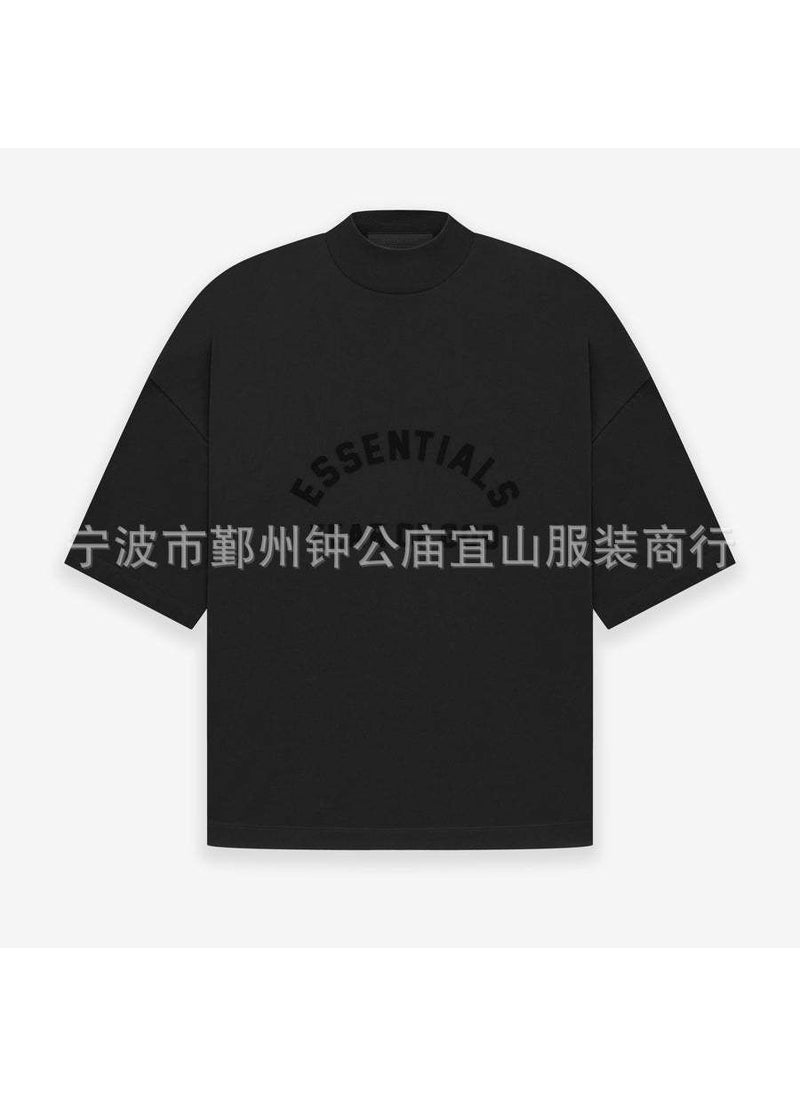 Generic - 2023 SS Silicone Print FOG ESSENTIALS Tee Xuan Qing Black - Image 1