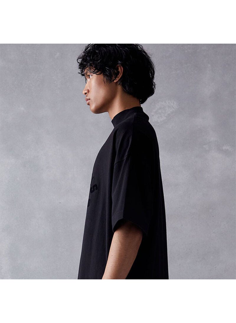 Generic - 2023 SS Silicone Print FOG ESSENTIALS Tee Xuan Qing Black - Image 1