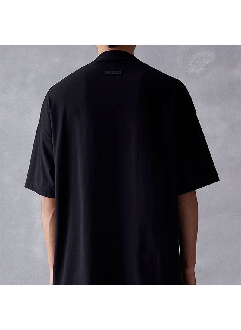 Generic - 2023 SS Silicone Print FOG ESSENTIALS Tee Xuan Qing Black - Image 1