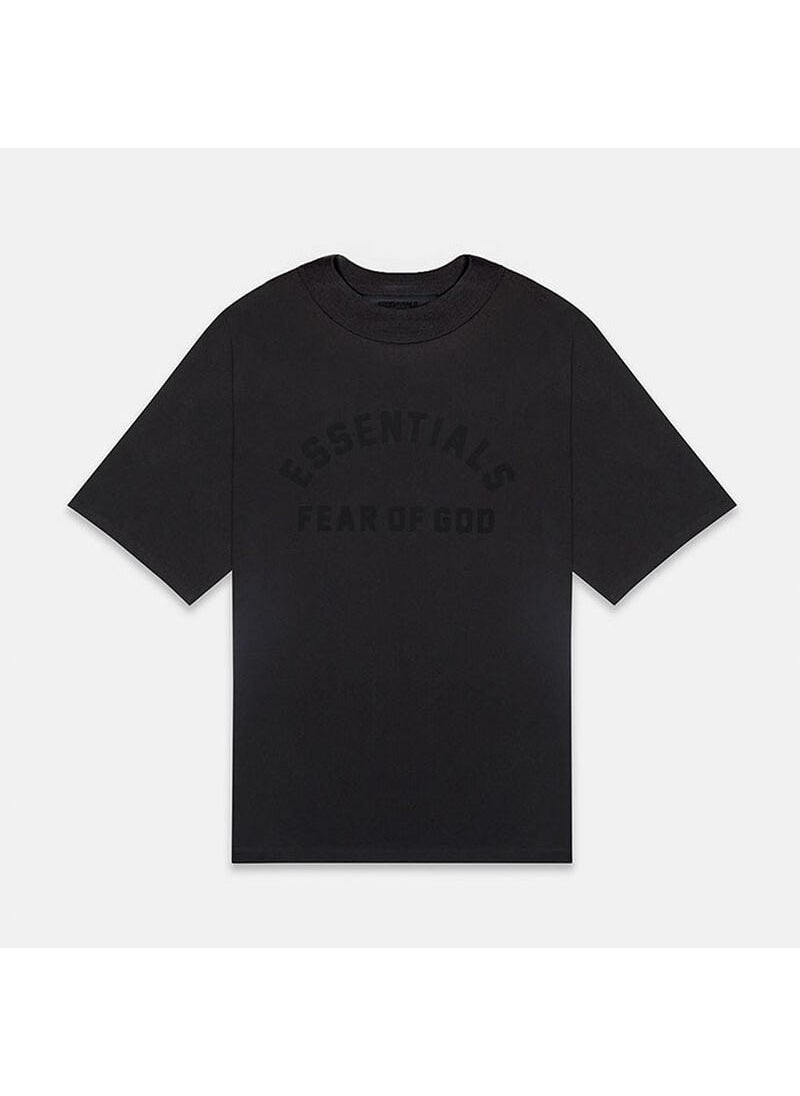 Generic - 2023 SS Silicone Print FOG ESSENTIALS Tee Xuan Qing Black - Image 1