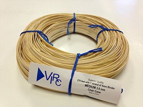 VIRC Chair Cane Medium 3mm 270 ft Coil with 1 Strand of 4mm Binder Cane - Image 4