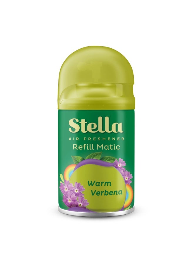 STELLA عبوة ماتيكية 225 مل (عطر الليمون الدافئ) + غطاء - Image 1
