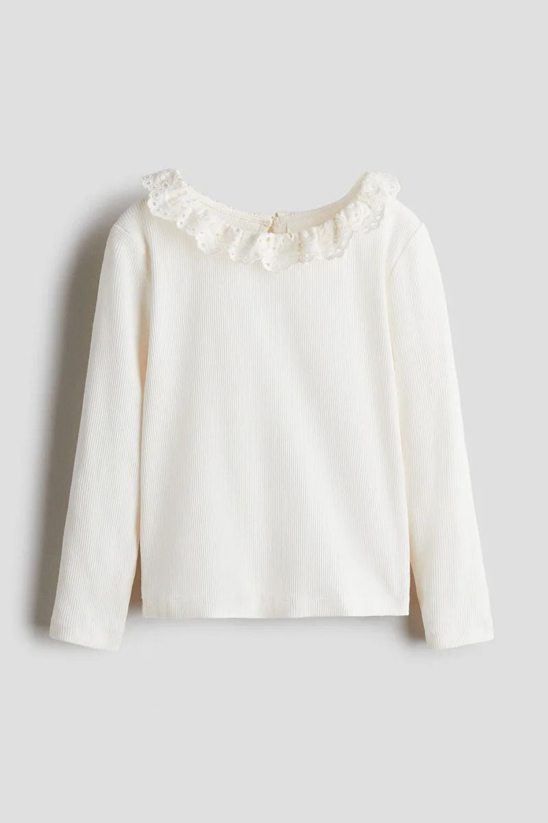 H&M Frill-collar top