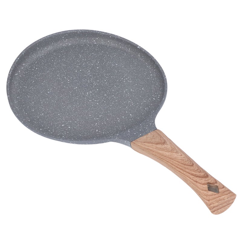 Flat Bottomed Pancake Pan Grey Aluminum Alloy Cooking Pan Non Stick Frying Pan for Kitchen - Image 5