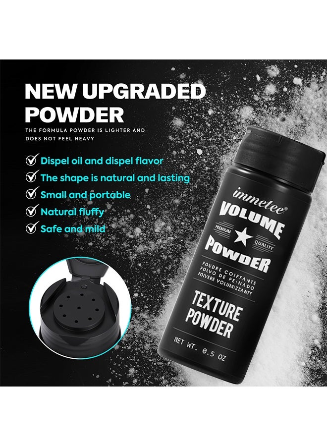 Immetee Hair Volume Powder - Poudre Coiffante Polvo De Peinado Polvere Volumizzante,  Texture Styling for Men and Women, Light Control Natural Matte Look, Root Lifting (0.5 oz) - Image 5
