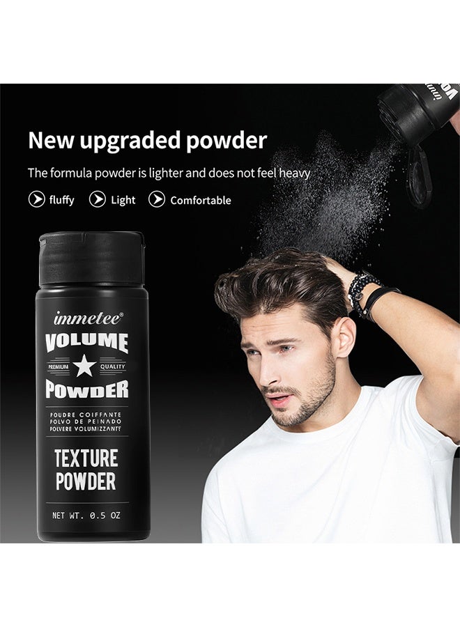 Immetee Hair Volume Powder - Poudre Coiffante Polvo De Peinado Polvere Volumizzante,  Texture Styling for Men and Women, Light Control Natural Matte Look, Root Lifting (0.5 oz) - Image 4