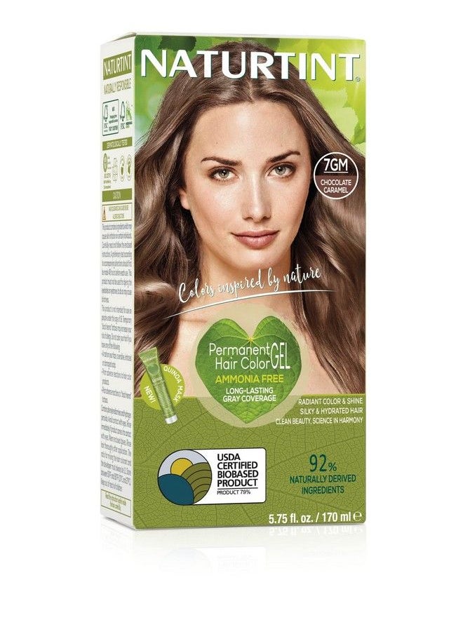 NATURTINT Permanent Hair Color 7Gm Chocolate Caramel (Pack Of 1) Ammonia Free Vegan Cruelty Free Up To 100% Gray Coverage Long Lasting Results  - Image 2